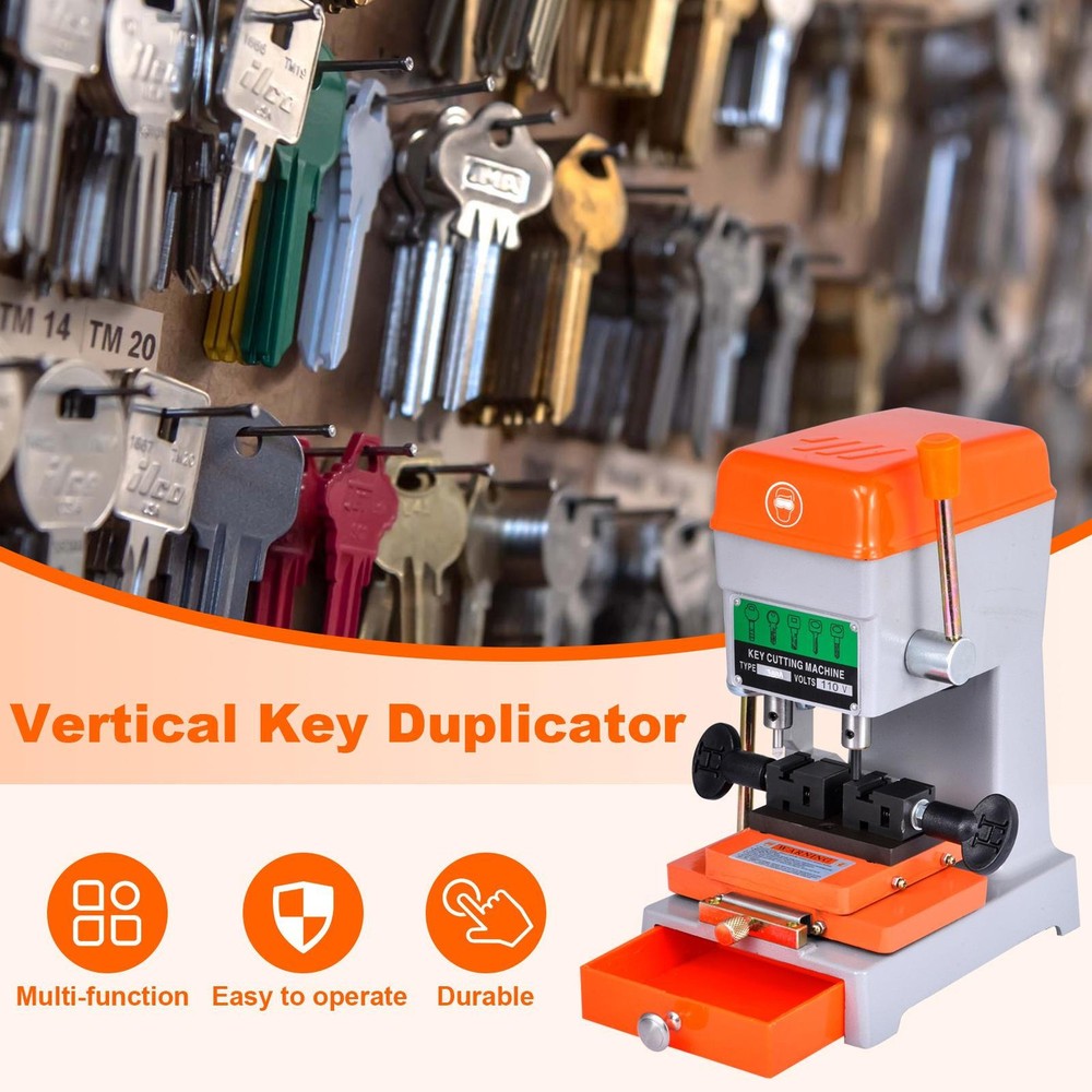 Vertical Key Cutting duplicating Machine Cutter Key Copier Locksmith Tools