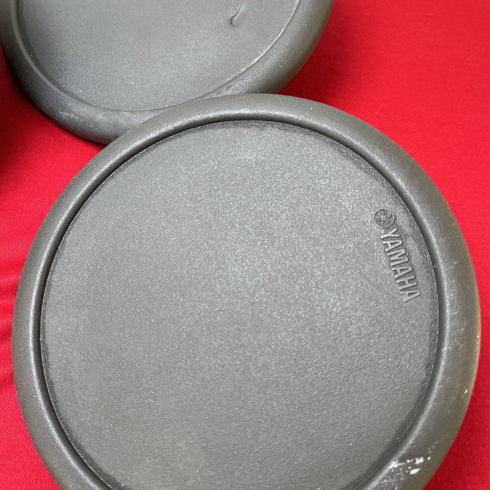 Three Yamaha TP-70 Drum Pads with Clamps DTX TP70
