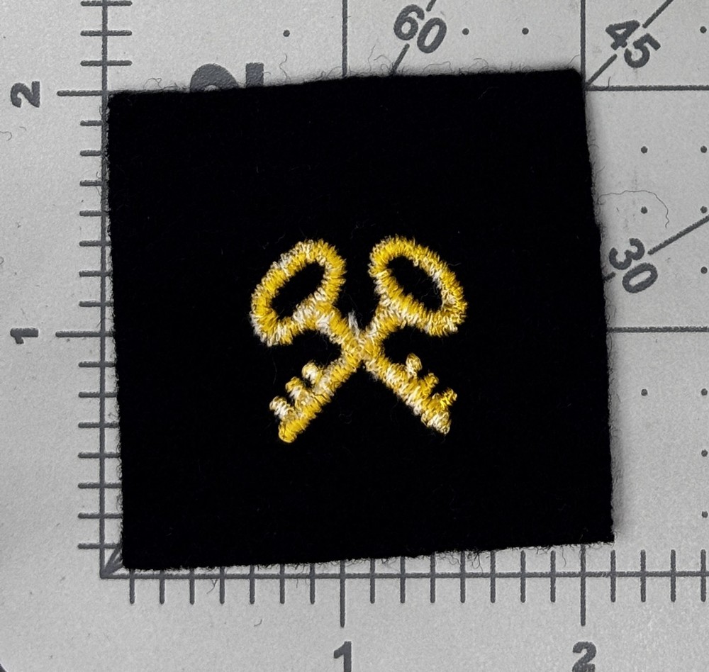 USMC Shipboard Marine Storekeeper Cuff Patch Inv# K2226