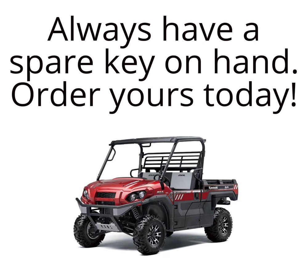 Kawasaki Mule Keys UTV Replacement Key Cut to Code 3101-3150