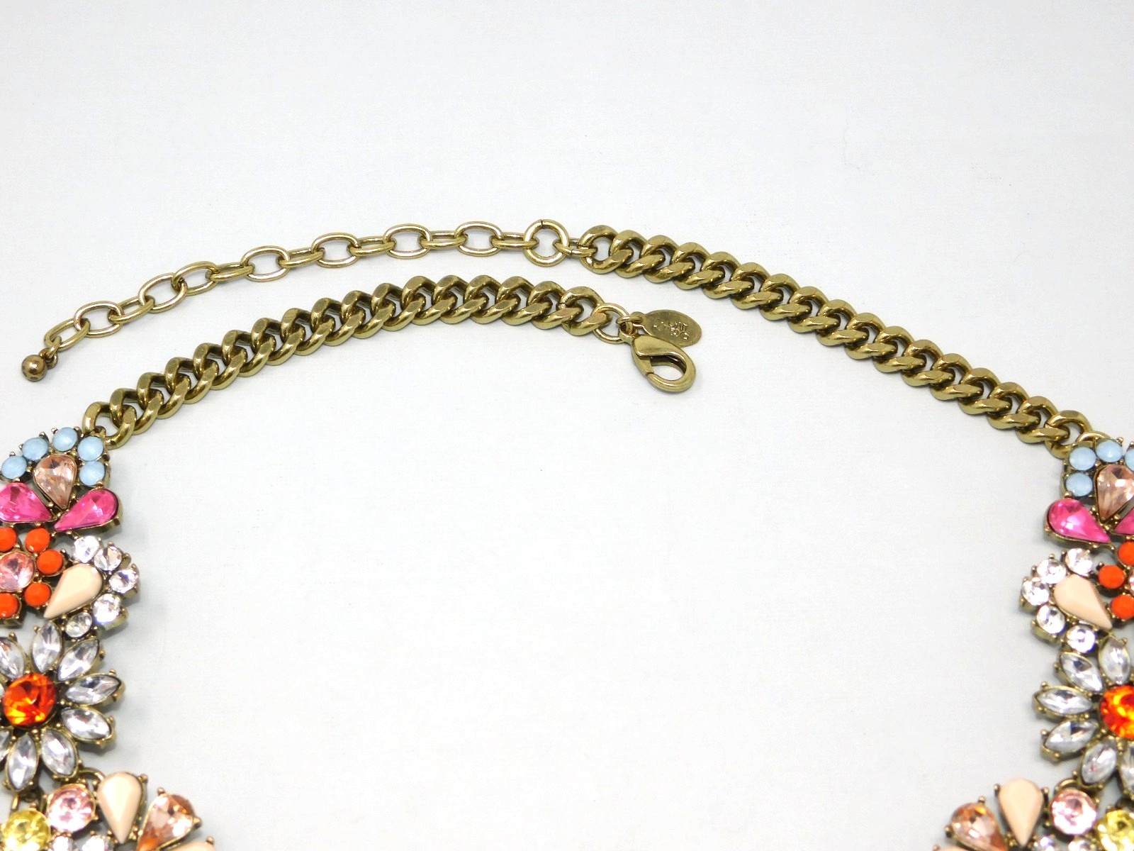 Vintage JOAN RIVERS Rhinestone Big Blossom Floral Bib Statement Necklace