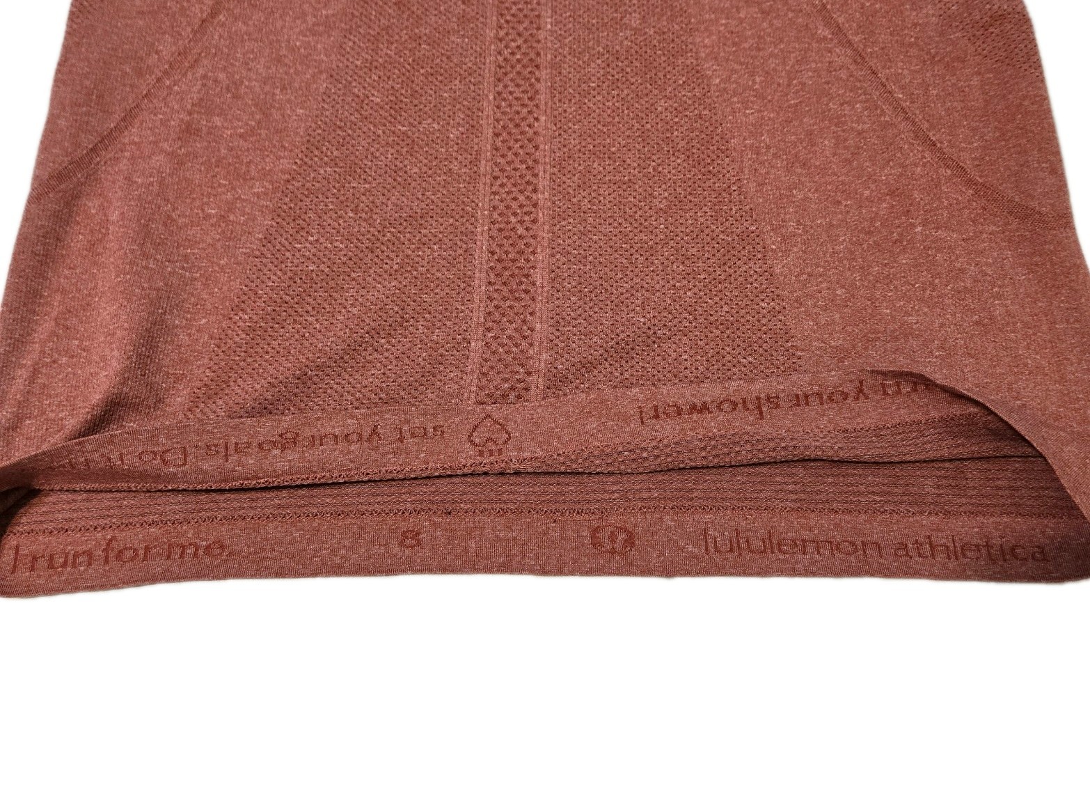 Lululemon Swiftly Tech Racerback Tank Top 2.0 Heathered Red Size 8