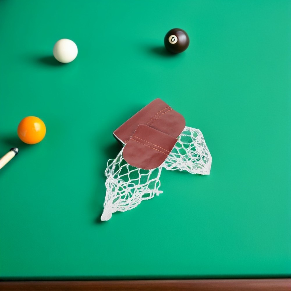 6 Pcs Pool Table Replacement Mesh Bag Billiard Single Pocket Billiards Net