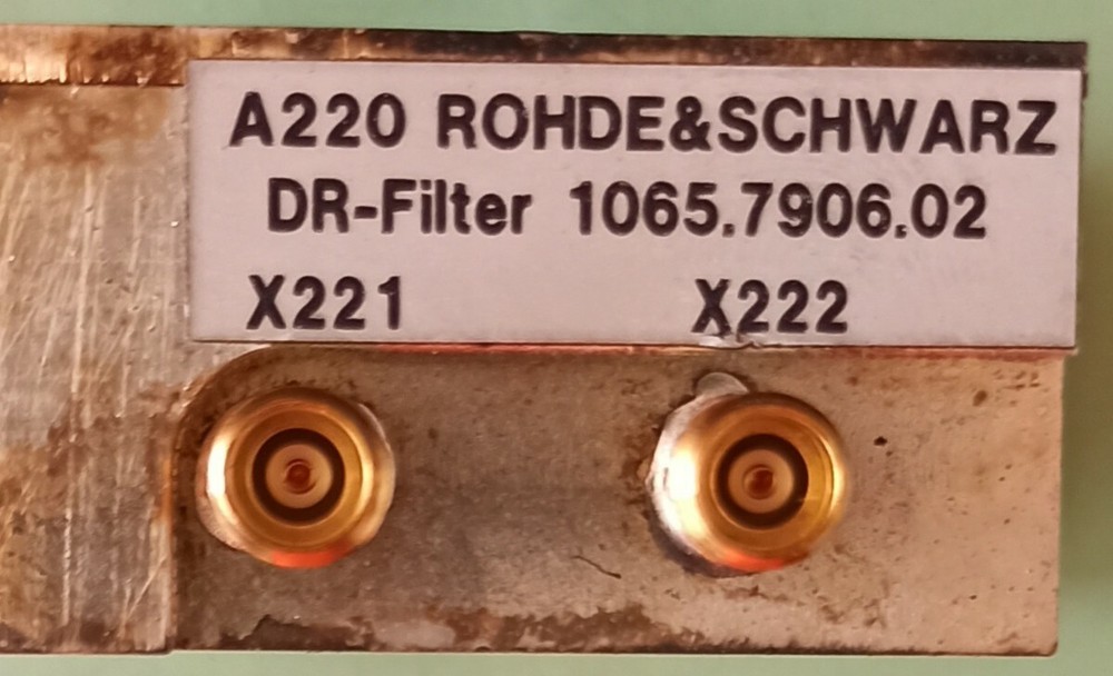 R & S FSIQ26  DR- Filter  A220 