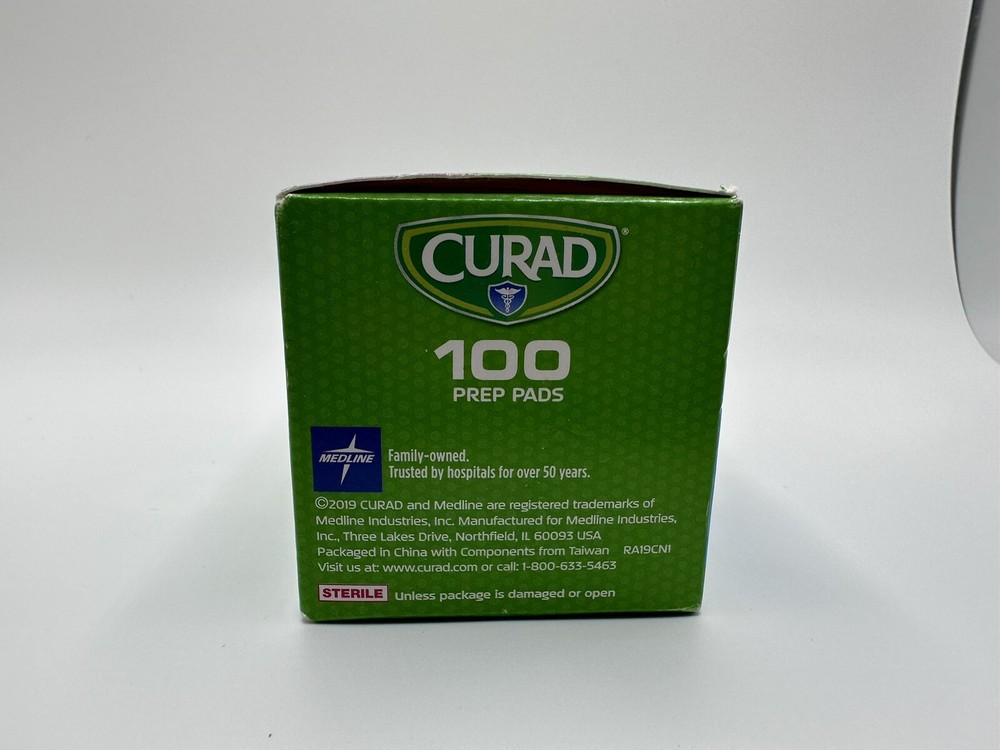 CURAD - Alcohol Prep Pads - 100 Count
