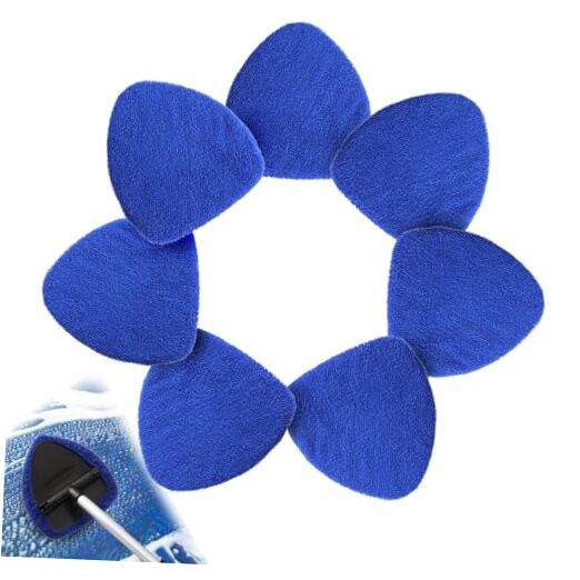7 Pack Upgrade Car Windshield Cleaner Tool Bonnets, Microfiber Cloths for