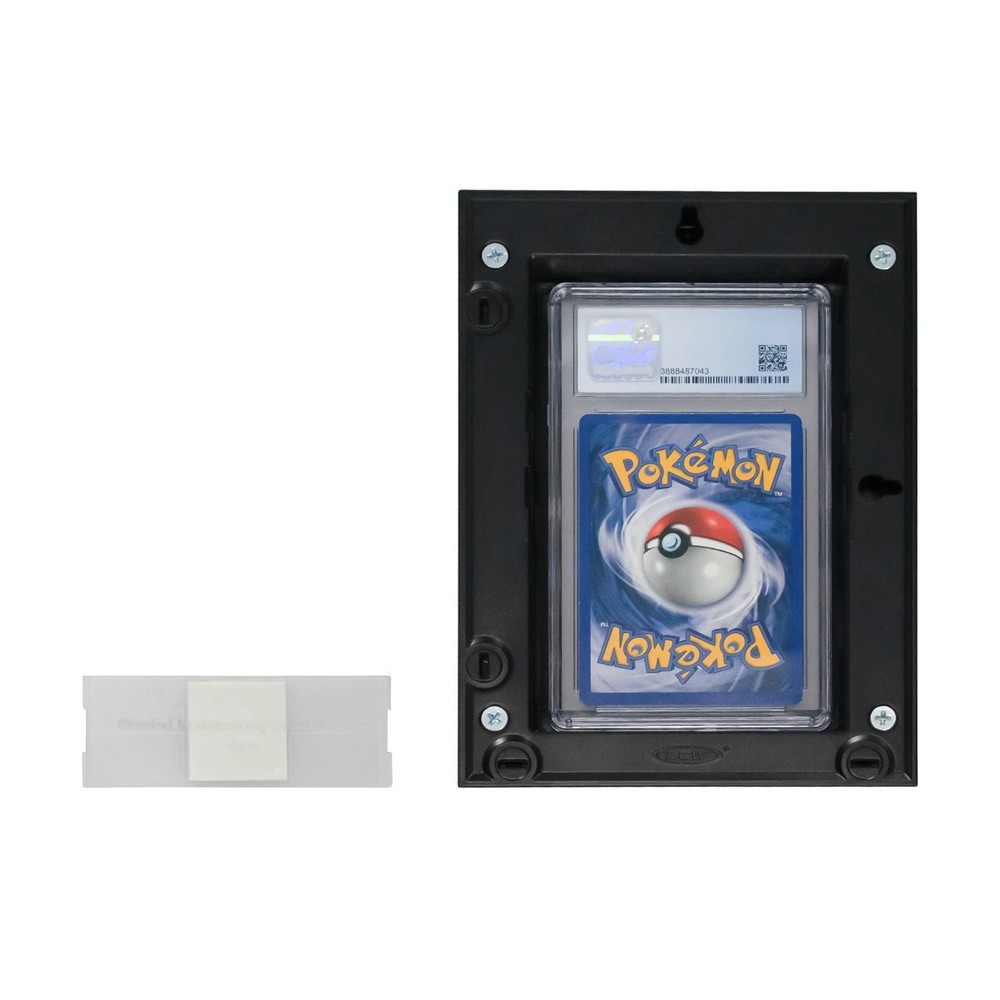 BCW Wall Mountable Interlocking Graded Card Display Frames Black New