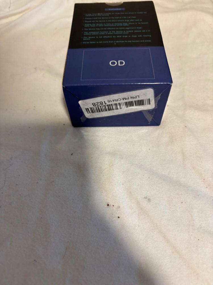 Ultrasonic Dog Barking Control Device 3 Frequency New Open Box