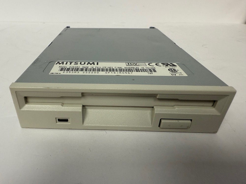 MITSUMI D359M3 3.5" 1.44MB FLOPPY DRIVE WHITE BEZEL