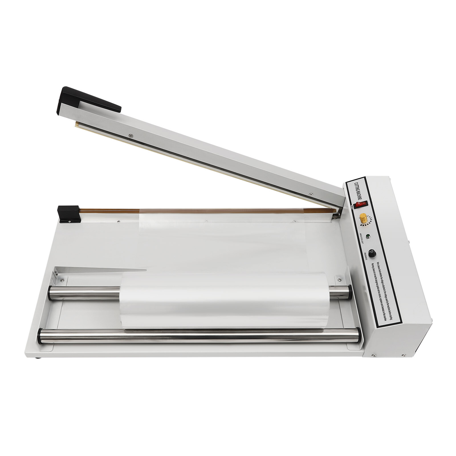 24" Shrink Film Wrap Machine, 530W Shrink Wrap Sealer with Heat Gun for PP PE