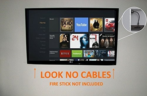 fireCable Wireless Adapter for Firestick, Eliminate Messy Wires & Wall Plugs
