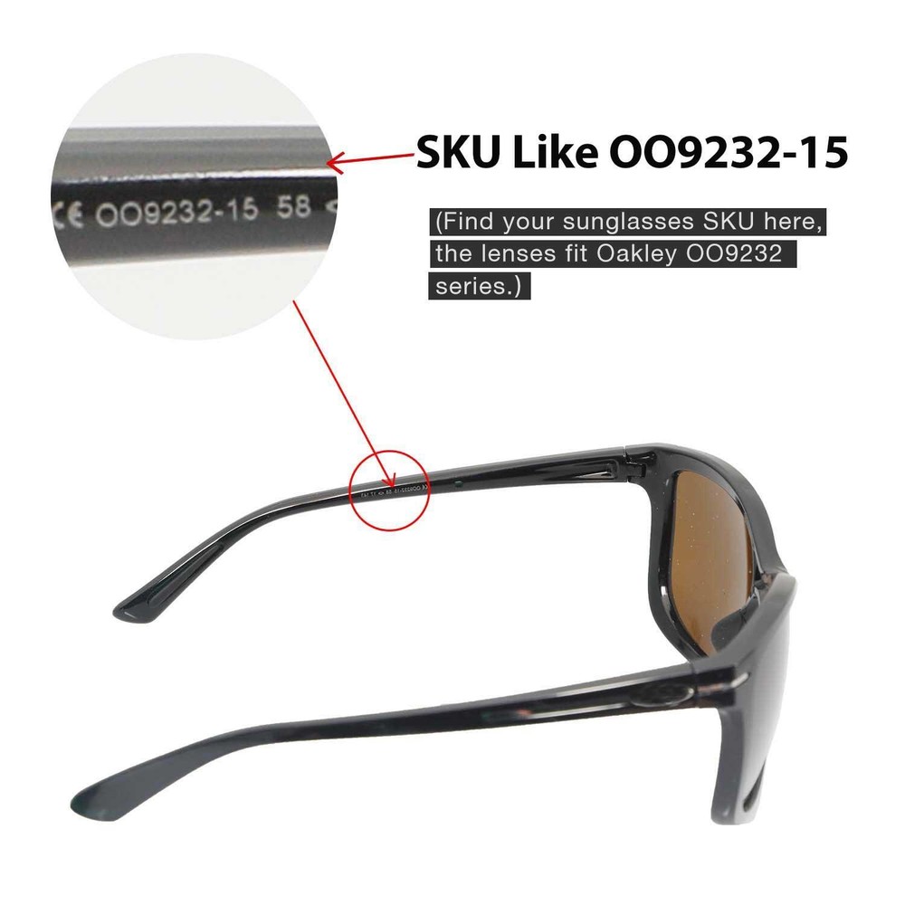Walleva Replacement Lenses for Oakley Drop In Sunglasses - Multiple Options
