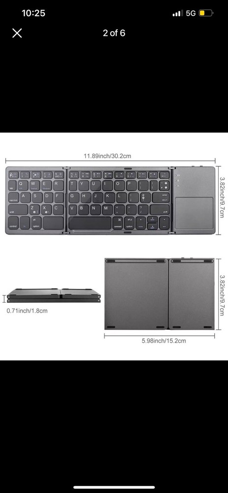 Foldable Wireless Keyboard