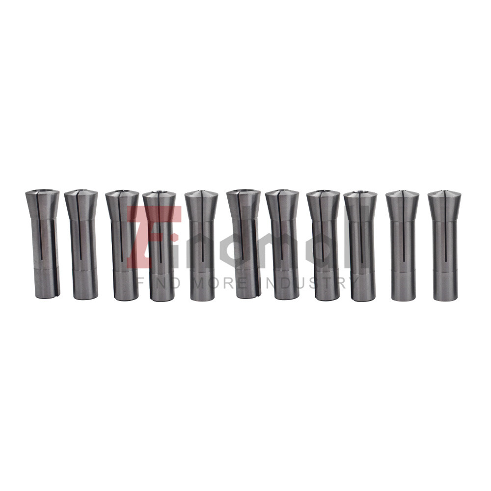 11Pcs R8 Spring Collet Set 1/8"3/16"1/4"5/16"3/8"7/16"1/2"9/16" 5/8"11/16"3/4"