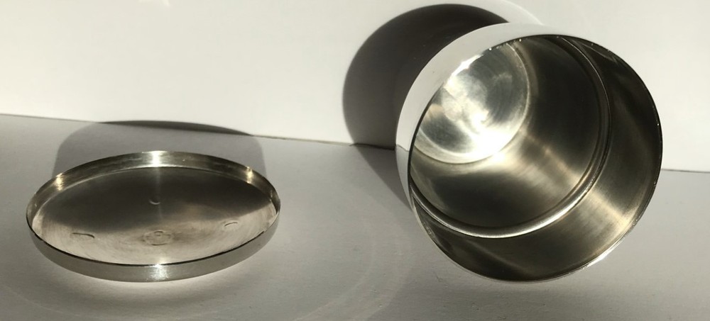 Asprey & Garrard sterling silver lidded cup, 2000