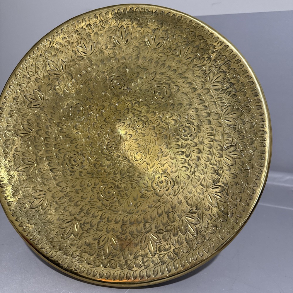 Middle Eastern Antique Brass Foot Warmer Stool