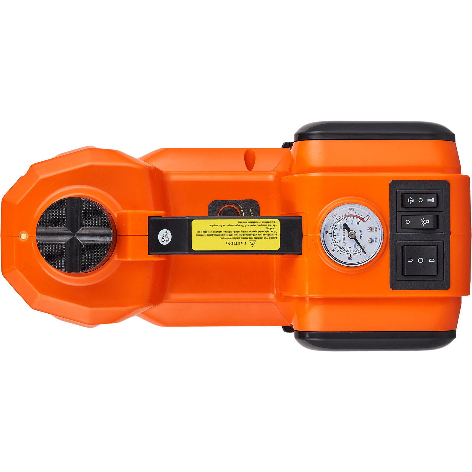 Electric Car Jack 5 Ton 12V Hydraulic Floor Jack w/Impact Wrench &Inflator Pump