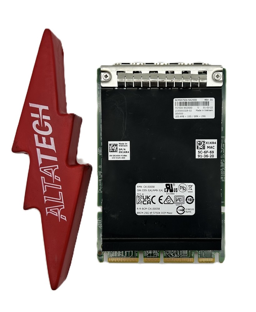 Dell X1KR4 Broadcom 57504 4-Port SFP28 OCP 3.0