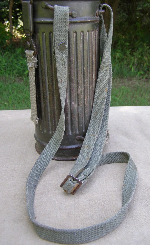 Post War German Shoulder Strap For Gasmask Container