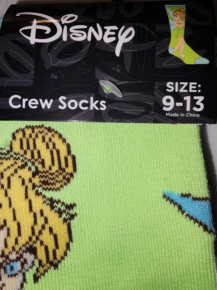 New Disney Tinker Bell Socks