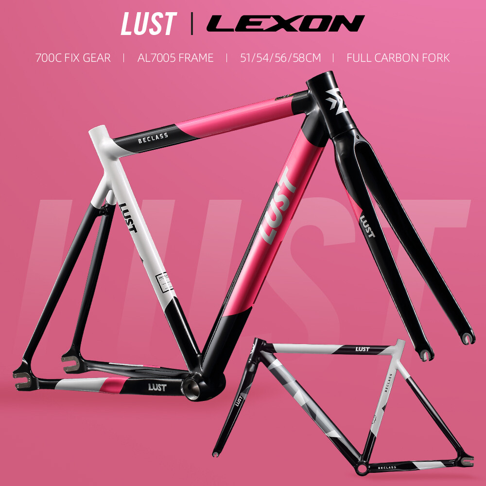Fixed Gear Frameset Extra Light Track/single Speed Road Bike Frame Carbon Fork