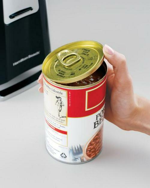 Electric Can Opener Easy-touch Opening Automatic Smooth Edge Touch Kitchen Black