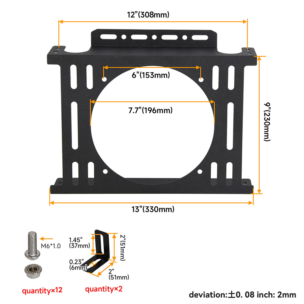 Universal Oil Cooler 30 Row Mounting Bracket Kit Transmission Engine MOCAL