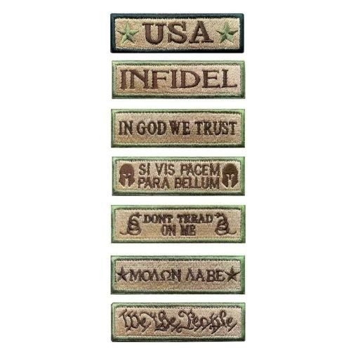 EMBROIDERED Tactical Morale Patch Hook and Loop