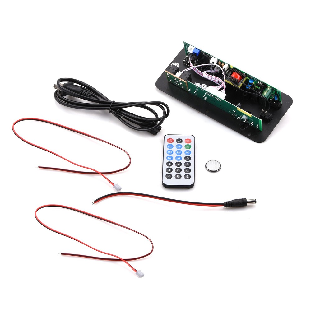 1set Audio Amplifier Board Bluetooth/3.5mm RCA/U disk/TF/MIC Input Support