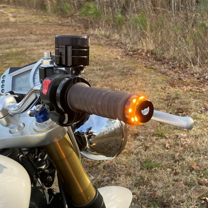 Custom Dynamics Motorcycle Handlebar End LED Run/Turn Light (NEW)