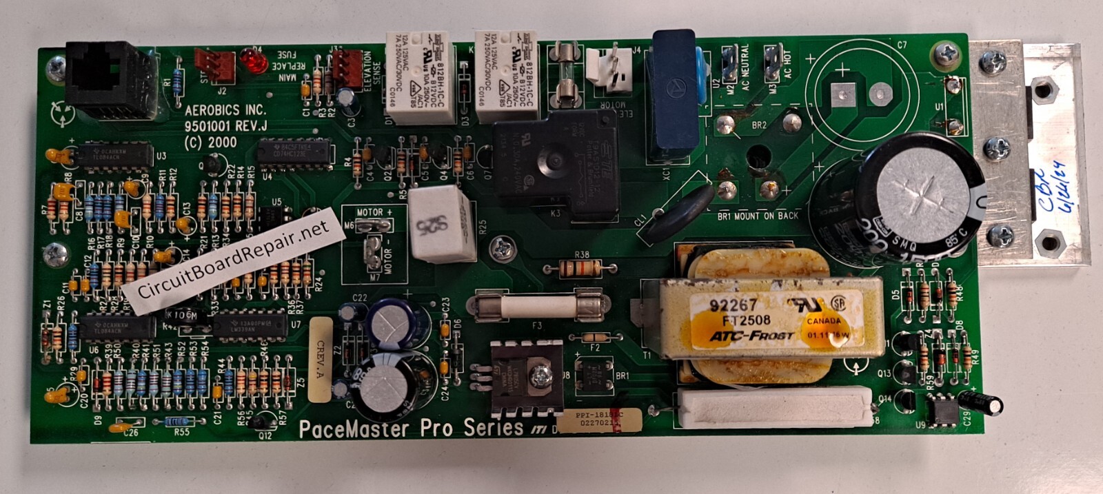 PaceMaster Pro Plus Lower Control Board - $50 CORE REFUND