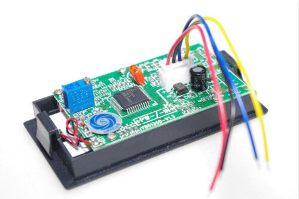 AC/DC Powered 4 Wire DC 0-200mV LCD Panel Volt Meter Voltmeter YB5135D