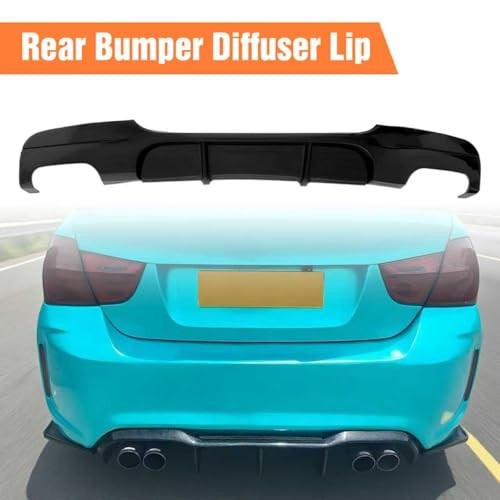 Rear Diffuser Compatible with E90 M Sport 2006-2013 MP Bilateral Dual Outlet
