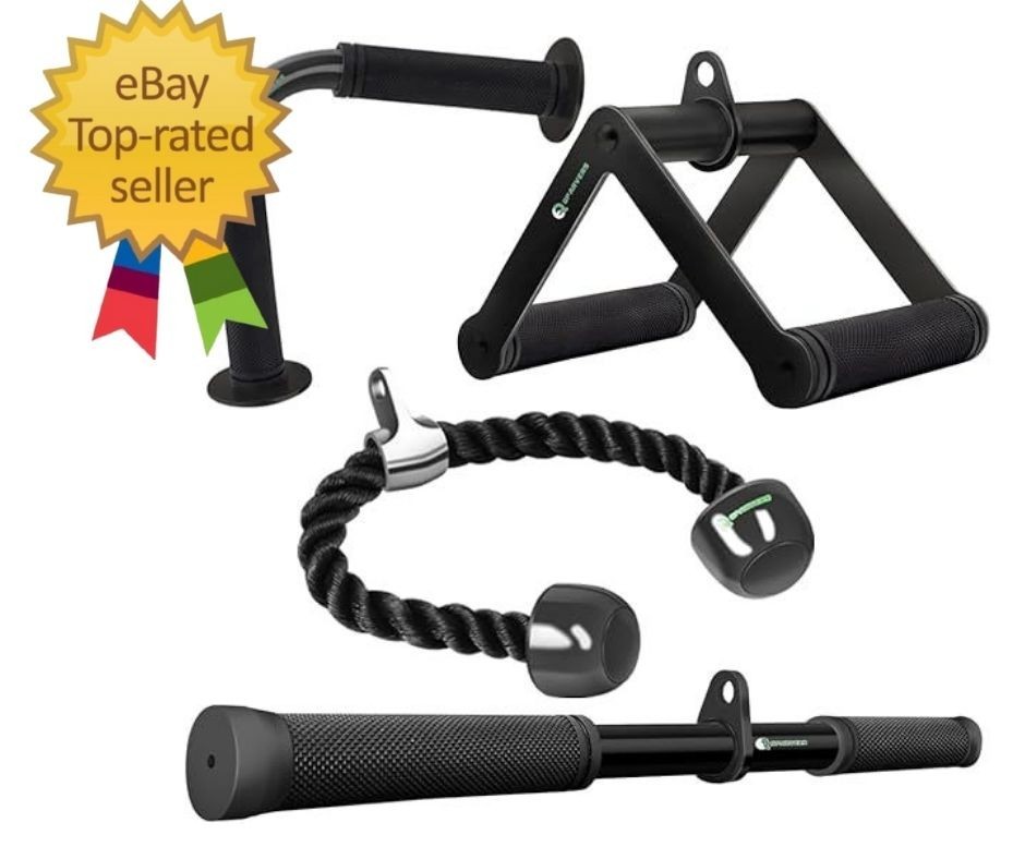 Cable Machine Attachment Set LAT Pulldown Attachments Weight Machine Accessories