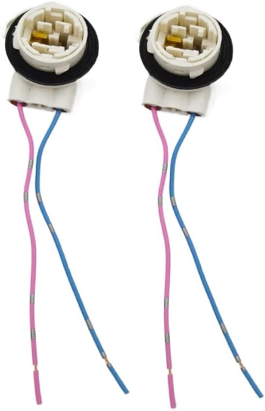 Wire Harness Pigtail Light Socket Compatible with LED and Standard Bulbs 3156