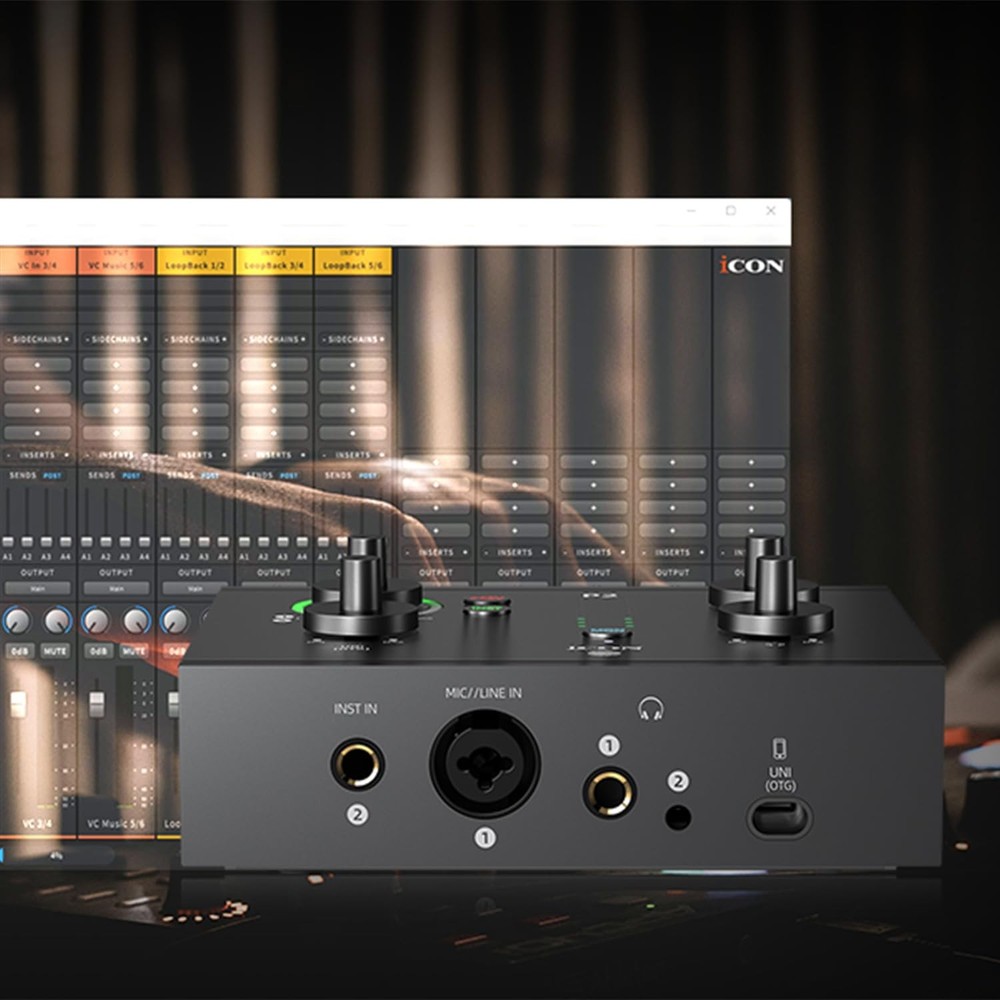 ** NEW iCON Pro Audio Panel 2 | 24-Bit/192kHz | USB Audio Interface for PC & Mac