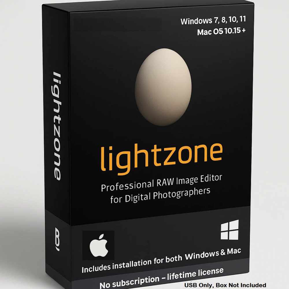 Pro Digital Photo Camera RAW Image Editing LightZone Software 2026 - Windows Mac
