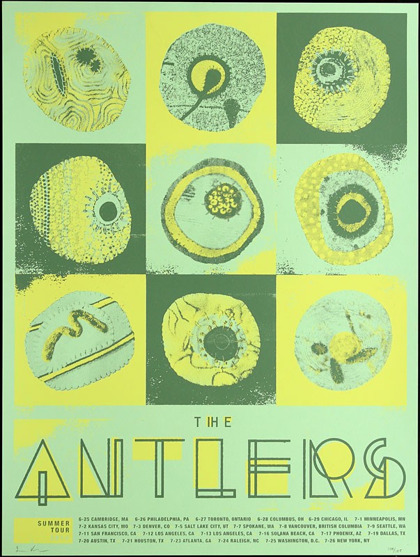 The Antlers 2014 Summer Tour Nerl Says Design Poster