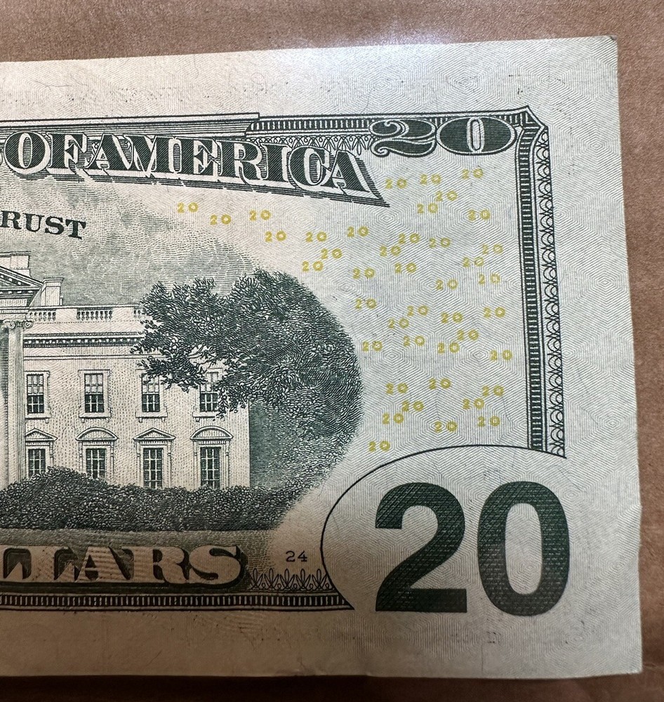 $20 BILL INK SMEARS RARE