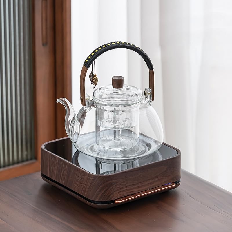 Japanese Style 950ml Glass Teapot with Removable Infuser Stovetop Safe Kettle
