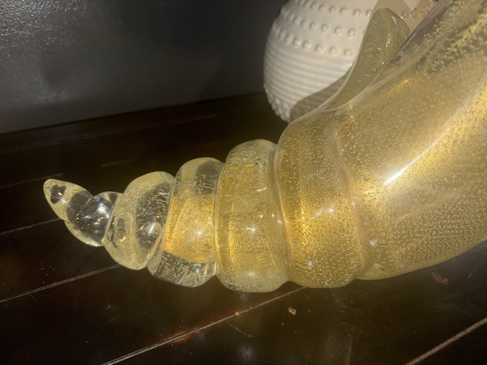 Vintage Murano Conch Shell