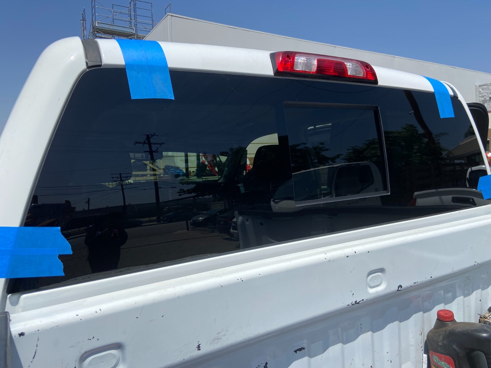 Fit 2014-2018 Chevy Silverado 1500 Back Glass Manual Sliding Window NonHeat