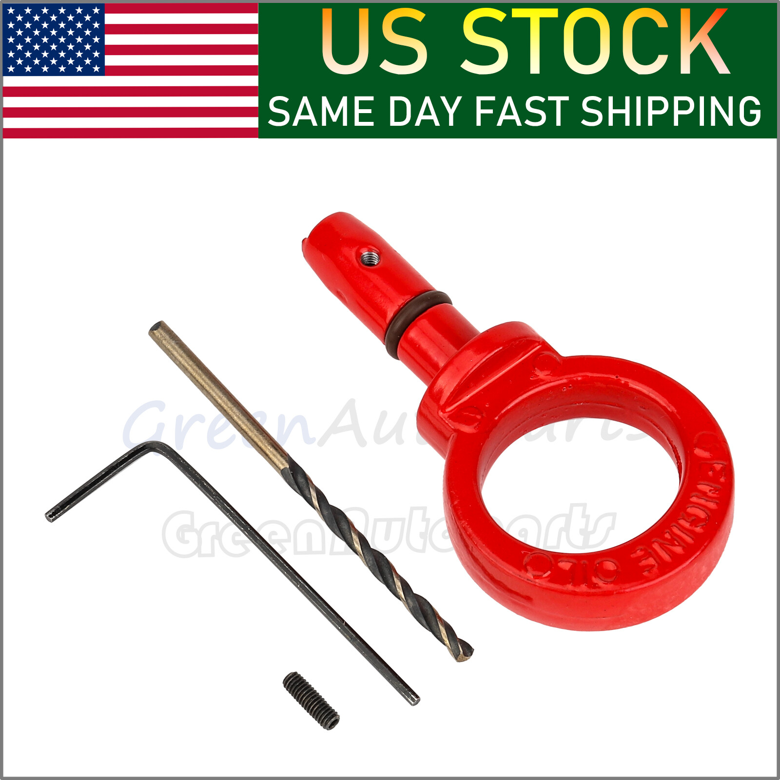 Oil Dipstick Repair Handle Red For Chrysler Jeep Dodge Ram 2.4 3.2 3.6 5.7 6.4L