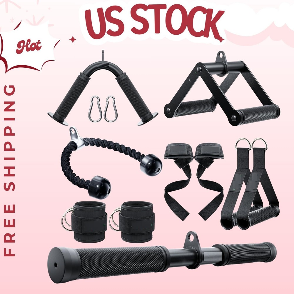 Cable machine accessories for home gym