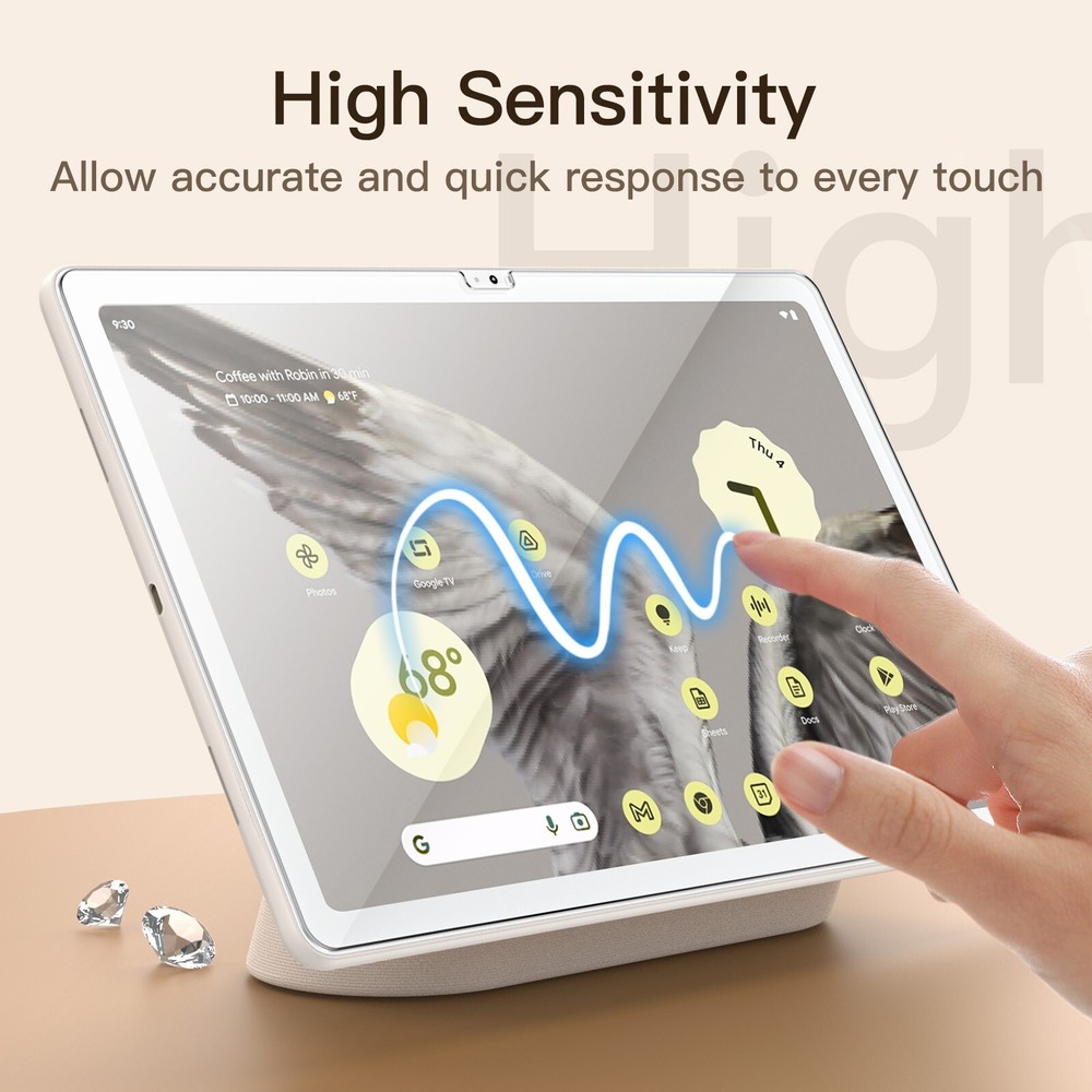 JETech Screen Protector for Google Pixel Tablet (11-Inch, 2023 Model), 2-Pack