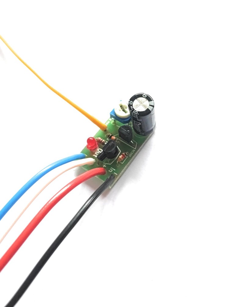 Mini car led timer switch 12V time relay 3 - 750s delay off, positive activating