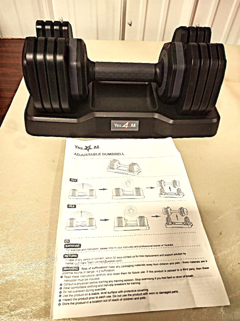 Adjustable Dumbbells 25lbs