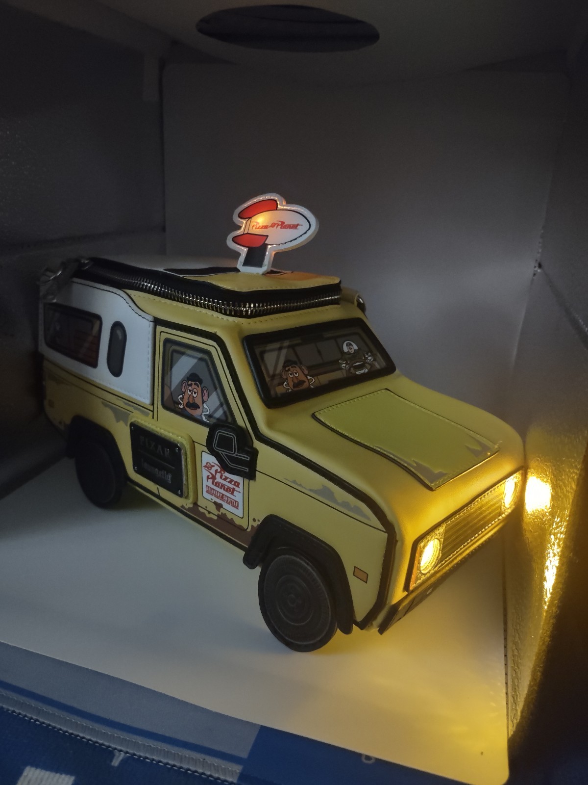Loungefly Toy Story Pizza Planet Truck Crossbody Light Up 30th Anniversary NEW