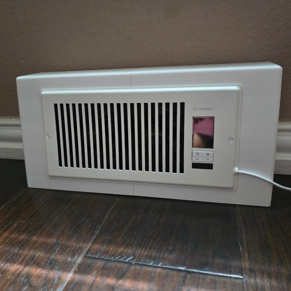 Smart Vent / Booster Fan Adapter for Baseboard Diffusers | Optimize HVAC Airflow