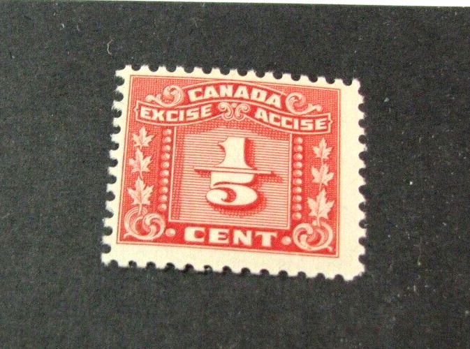 Canada Excise Tax FX54 MH H324